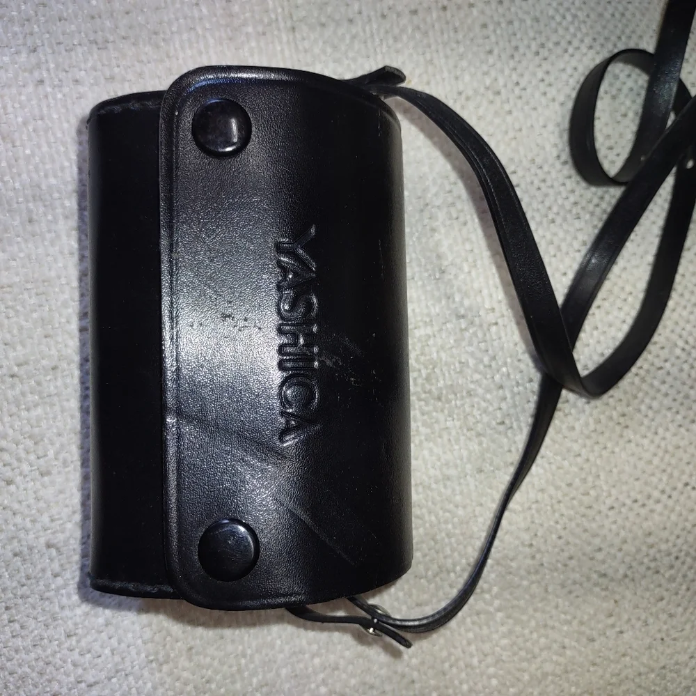 Yashika camera lenses and case